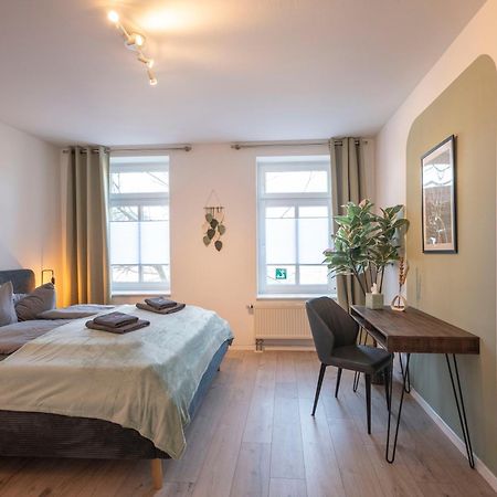 Boho-Suite - Sauna, Netflix, Nespresso, Zentral, Messe Chemnitz Extérieur photo