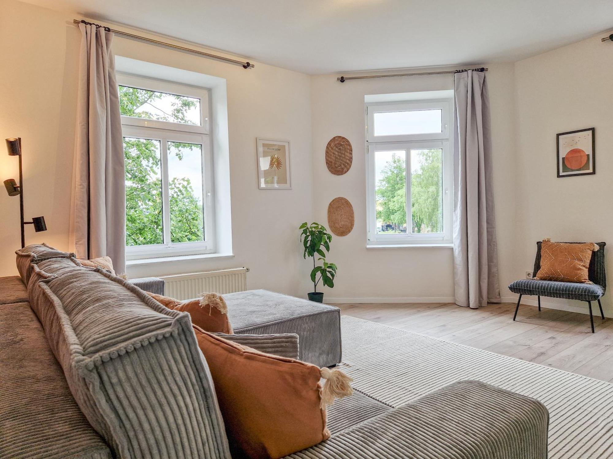 Boho-Suite - Sauna, Netflix, Nespresso, Zentral, Messe Chemnitz Extérieur photo