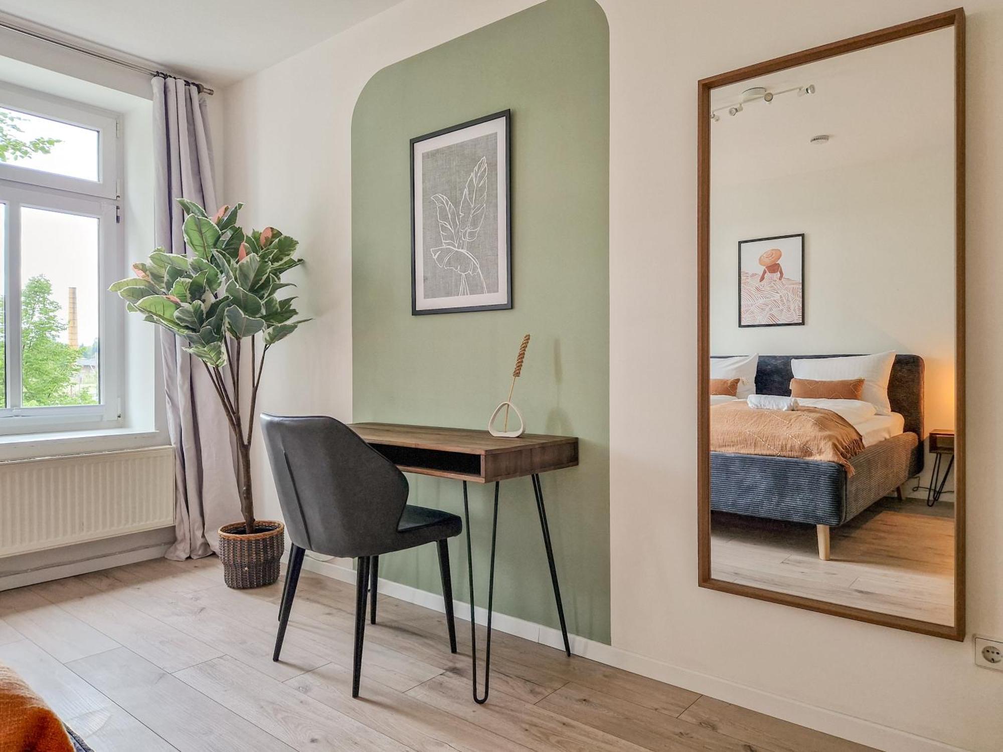 Boho-Suite - Sauna, Netflix, Nespresso, Zentral, Messe Chemnitz Extérieur photo
